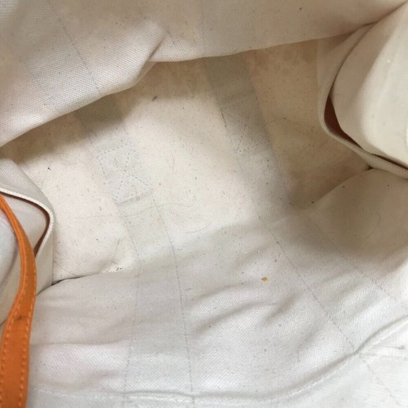 HERMES Hand Bag Bora Bora PM Cheval Spries bag with pouch Tote Bag Canvas Orange - Picture 4 of 16